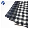 In stock poly wool plaid fabric for women dress