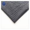 Good quality wool 50% polyester 50% black and white stripe flannel fabric