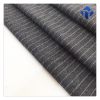 Good quality wool 50% polyester 50% black and white stripe flannel fabric