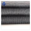 Good quality wool 50% polyester 50% black and white stripe flannel fabric