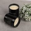 Neutral aromatherapy candles without LOGO black glass candles