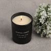 Neutral aromatherapy candles without LOGO black glass candles