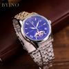 Relojes watch men's automatic mechanical watch stainless steal watch bands