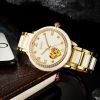 High end skeleton automatic mechanical jade watch for men and women