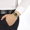 Custom Fashion Big Face Stainless Steel Watch Water Resistant For Men 