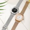 Custom Metal Craft Stainless Steel Rose Gold Plated Wrist Watch for Men 