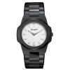 Black Plating Stainless Steel Auto-date Lady Mens Watch 