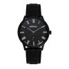 China Supply Black Plated Lastest Stainless Steel Japan Movement Cheap Watch 