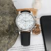 Custom Silver Fashion Gift Japan Movement Stainless Steel Wrist Watch 