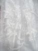 New design ivory lace Embroidered lace Fabric for Wedding gowns/bridal dress