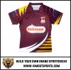 OEM 100% polyester Custom Sublimation Rugby Jersey