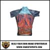 OEM 100% Polyester  Custom Sublimation Cycling Jersey