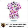 Logo custom sublimation printed women short sleeve T-shirt breathable