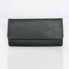 Leather Wallet for Jewelry - Dark Green