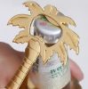 coconut tree bottle opener with golden color