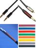 colorful cables used in microphone,guitar,instrument,speaker,audio XLR cable 3/5 pin