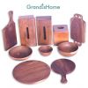 Home Hotel Restaurant Food Dish Steak Serving Wooden Plate Cutting Board for kitchen utensil