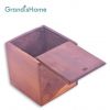 Wholesale small facial tissue box from teak wood for global market 