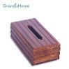 New model luxury tissue box from teak wood 