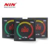 AC 220V 72mm*72mm box shape square indicator frequency meter with led light lamp digital frequency