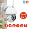 Tuya HD 1080P Smart CCTV Camera Outdoor IP66 Waterproof Wi-Fi Color Night Vision Security IP Camera