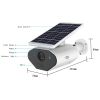 Tuya APP Remote Control Night Vision HD 1080P IP66 Smart WI-FI Solar Power Supply Outdoor Camera