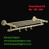 Chrome Plated Brass Towel Rack