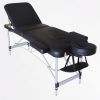 3 body aluminum portable massage table