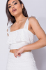 White Lace Frill Detail Co Ord