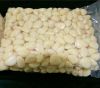 Peeled garlic with hig...