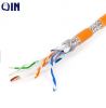 Shenzhen Qin High Quality 5.9db Cat6 SFTP PVC Jacket, Bare Copper 0.58mm Copper Cable