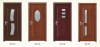 New European solid wood composite paint door bedroom soundproof swing entry door