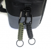 survival climbing button carabiner paracord keychain, paracord keyring for paracord Mountain buckle camping
