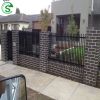 Security Tubular Garrison Powder Coated Strong Fence for Official Construction