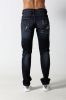 Men's Slim straight jeans with super wash treatment