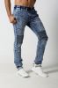 Men's slim biker denim jeans
