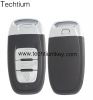 HU66 blade 3 button smart key cover with battery for Audi