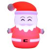 Night Light Silicone USB Charge Point Santa Clause Shape Night Light Christmas Present for girl, boy, children 