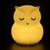 Silicone Night Lights Baby Sleep Warm Light Lamp Soft Material Can Put In Bed