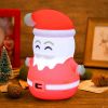Night Light Silicone USB Charge Point Santa Clause Shape Night Light Christmas Present for girl, boy, children 