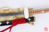 Real steel Surgeon of Death Katana swords decoration prop red/white for Anime One Piece Cosplay Trafalgar D. Water Law's Sword