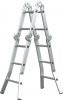 Aluminum multipurpose ladder with handrail hinge folding adjustable unique foot design non-slip foot EN131 