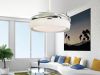 Modern Ceiling Fans with Lights with Semi-Invisible Blade