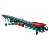 factory supply stone crusher adjustable height portable conveyor belt with wheels