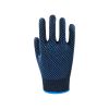 Professional Working Gloves Navy Blue Polycotton Shell Blue PVC Dots Coating Work Safety Gloves Cotton Gloves