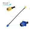 Fakra male to SMA male connector RF Cable assembly