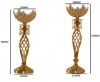 5 arm Crystal Candle Holder Wedding Candelabra Centerpieces Center Table Candlesticks 