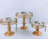 Round Metal Cake Stand Plate Home Wedding Birthday Party cake stand