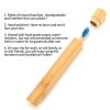 Eco-friendly bamboo toothbrush travel case