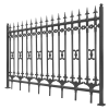 New design galvanized steel metal cheap fence